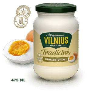 Majonezas Vilnius „Pirmas Lietuviškas“UŽSISAKYTI GALIMA NUO DABAR. ŠI PREKĖ BUS IŠSIŲSTA VASARIO 2/3D.