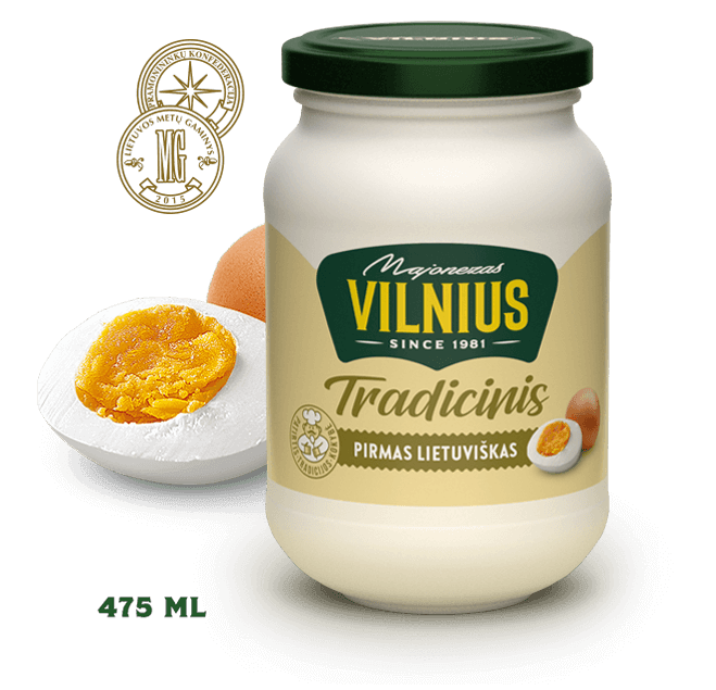 Majonezas Vilnius „Pirmas Lietuviškas“UŽSISAKYTI GALIMA NUO DABAR. ŠI PREKĖ BUS IŠSIŲSTA VASARIO 2/3D.