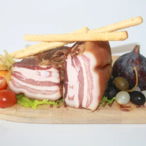 Vyintos kiaulienos ŠONINĖS juostelės 450/500g Žiežmarių mėsa  Užsisakyti galima dabar -Ši prekė bus išsiųsta Gegužės 25/26d