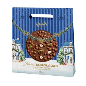 Pieninis šokoladas su lazdyno riešutais 300 g