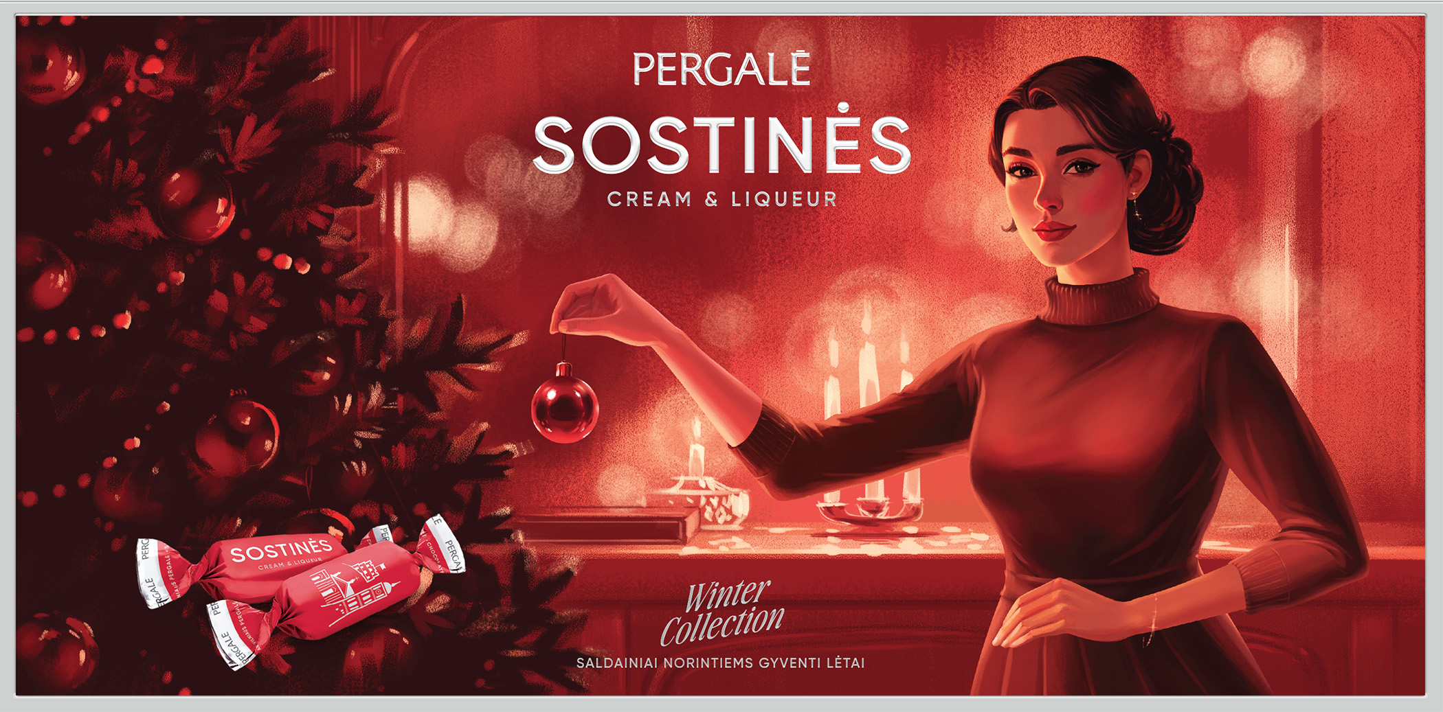 Saldainiai PERGALĖ Sostinės Cream And Liqueur 400g